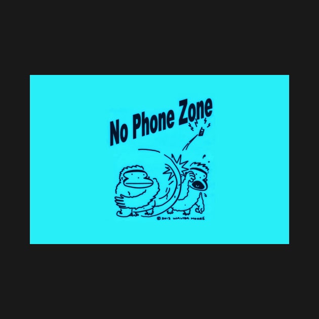 No Phone Zone Apes by WalterMoore