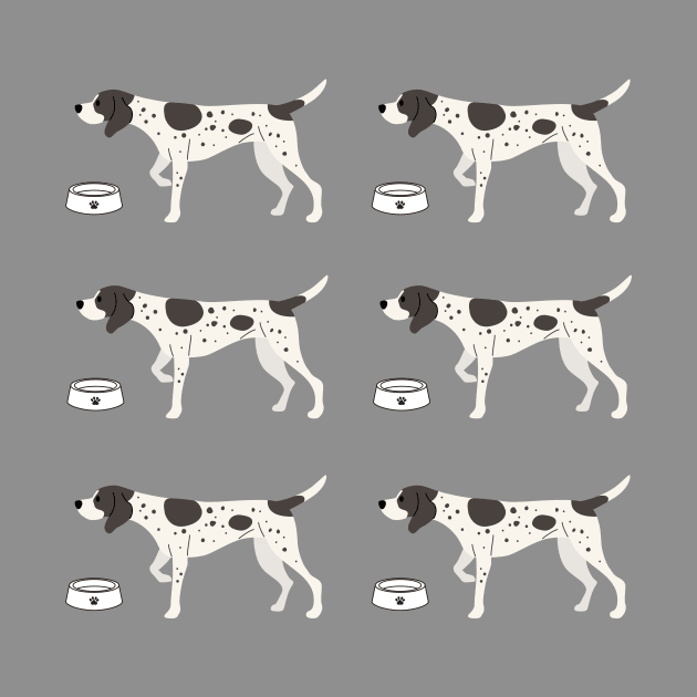 German Shorthaired Pointer Dog Pattern by Maful