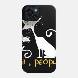 ew people cat Phone Case