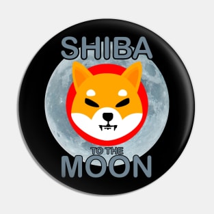 SHIBA COIN TO THE MOON Pin