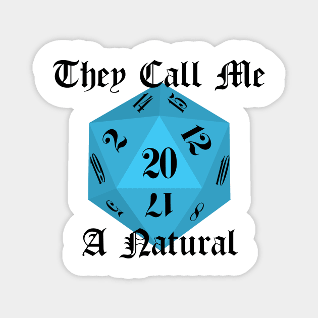 D20 Dice Art Natural 20 Nat 20 Tabletop RPG Die Vinyl Decal