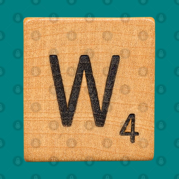 Scrabble Tile 'W' by RandomGoodness