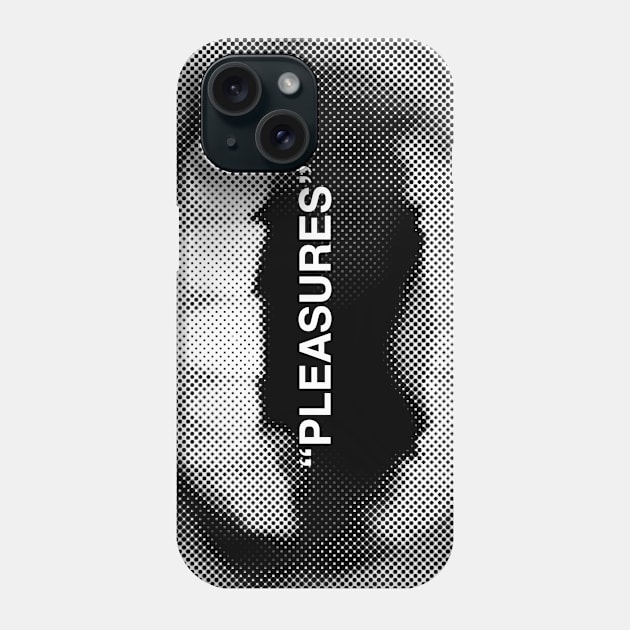 "Pleasures" (B&W) Phone Case by fm_artz