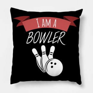 Bowling i am a bowler Pillow