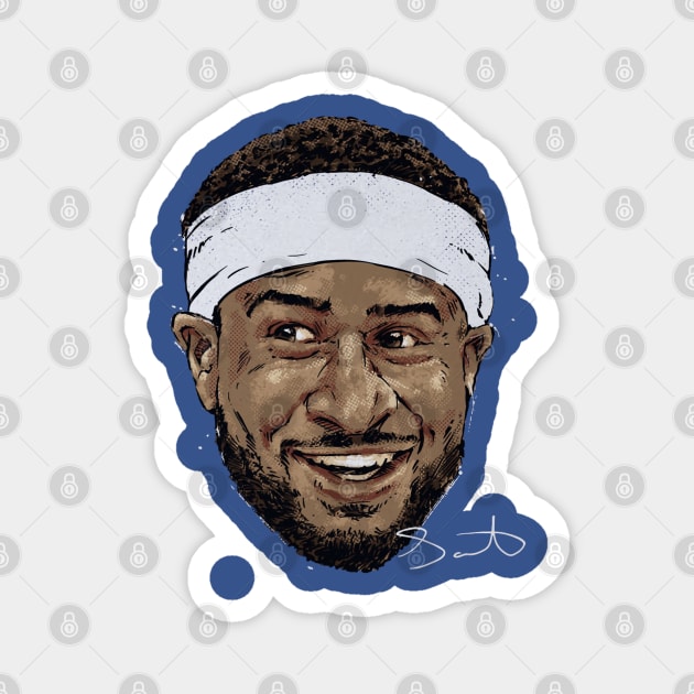 Gary Payton II Golden State Portrait Magnet by MASTER_SHAOLIN