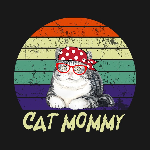 cat mommy vintage by sevalyilmazardal