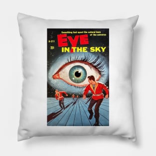 Vintage Eye In The Sky Pulp Novel Cover (1950s) Pillow