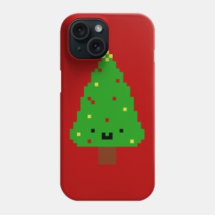 Cute Christmas Pixel Tree Phone Case