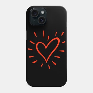 Bright Red Heart | Mothers day Gift | Big Love Phone Case