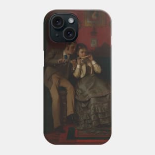 The Music Lesson by John George Brown Phone Case