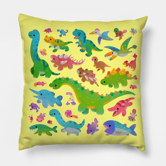 Jurassic baby Pillow by pikaole