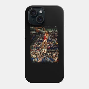 Spud Webb Absolutely Flying During The 1986 Slam Dunk Contest Phone Case