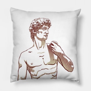 David of Michelangelo Pillow