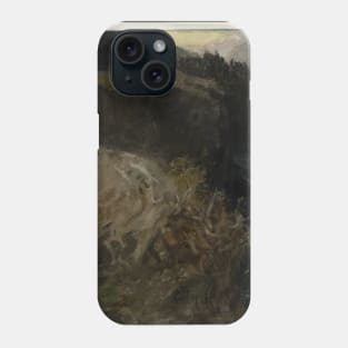 A Ravine in the Pass of St Gotthard Phone Case