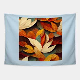 Fallen Autumn Leaves Tapestry