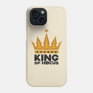 King Of HBCUs_Logo_3D_GOLD Phone Case
