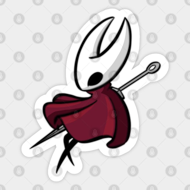 Hornet - Git Gud V1; Hollow Knight, Silksong Sticker for Sale by ateaart