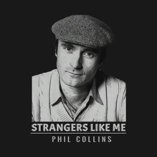 Grey Phil Collins - Strangers Like Me T-Shirt