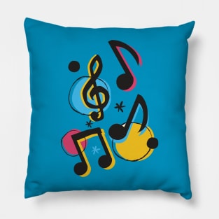 MUSICIAL NOTES Pillow