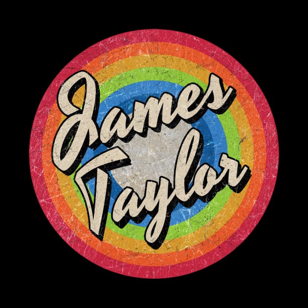 Vintage Style circle - james Taylor by henryshifter