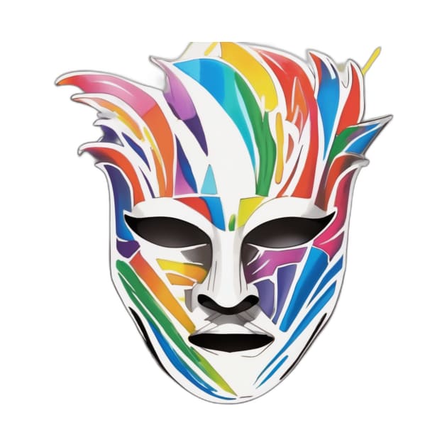 Mask Rainbow Shadow Silhouette Anime Style Collection No. 339 by cornelliusy