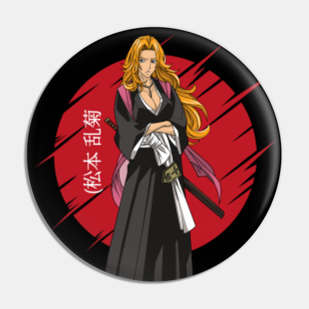 Bleach Anime Rangiku Matsumoto Bleach Pin Teepublic