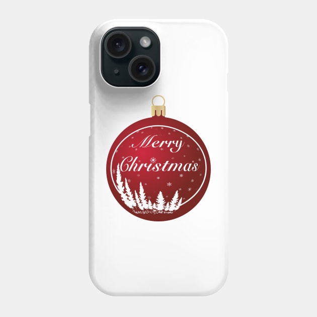 Red Christmas Ornaments Matching Phone Case by Sunshineisinmysoul