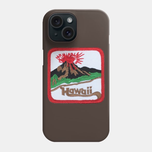 Hawaii Volcano Patch Phone Case by HaleiwaNorthShoreSign