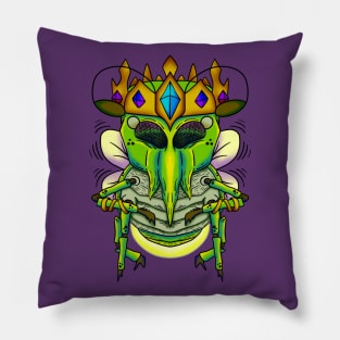 The Fly King Pillow