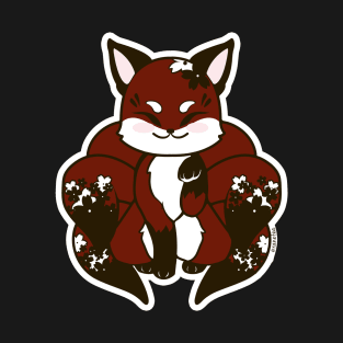 Red & Black Kitsune T-Shirt