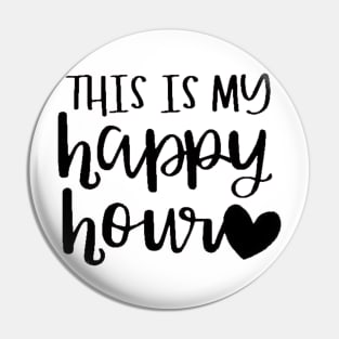 This Is My Happy Hour , Workout , Sport , Cute Gym, Gym Gift, Positive Sport , Motivational Pin