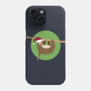 Santa Sloth Phone Case