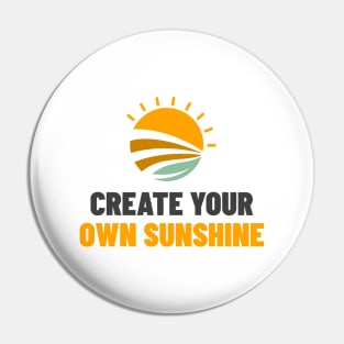 Create Your Own Sunshine Pin