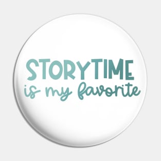 Storytime Is My Favorite (Blue Ombre) Pin