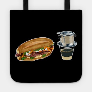 Vietnamese Bánh Mì & Cà Phê Sữa (Banh Mi and Cafe au Lait) Tote