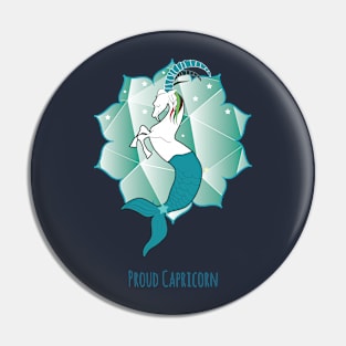 Proud Capricorn Pin