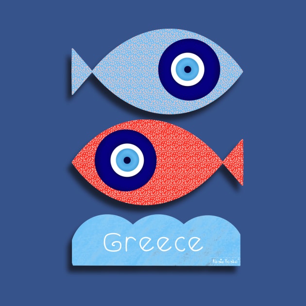 Greek evil eye by nasia9toska