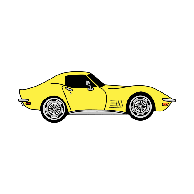 Daytona Yellow C3 Corvette by ally1021