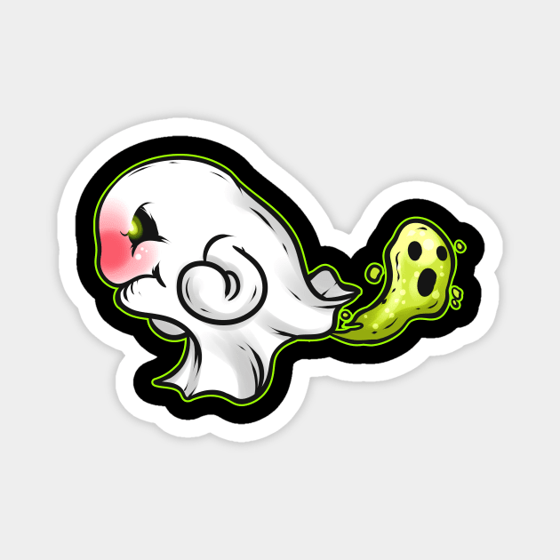 Ghost Farts A Spirit Fart Halloween Magnet by SinBle