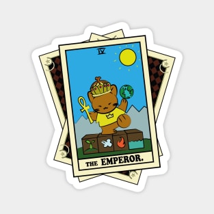 TAROT CARDS DECK | THE EMPEROR. | FORTUNE CAT Magnet