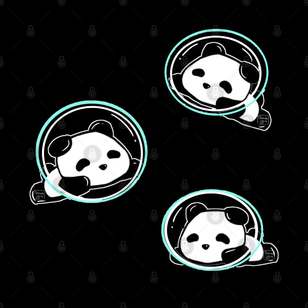 Space Pandas by Sonoyang