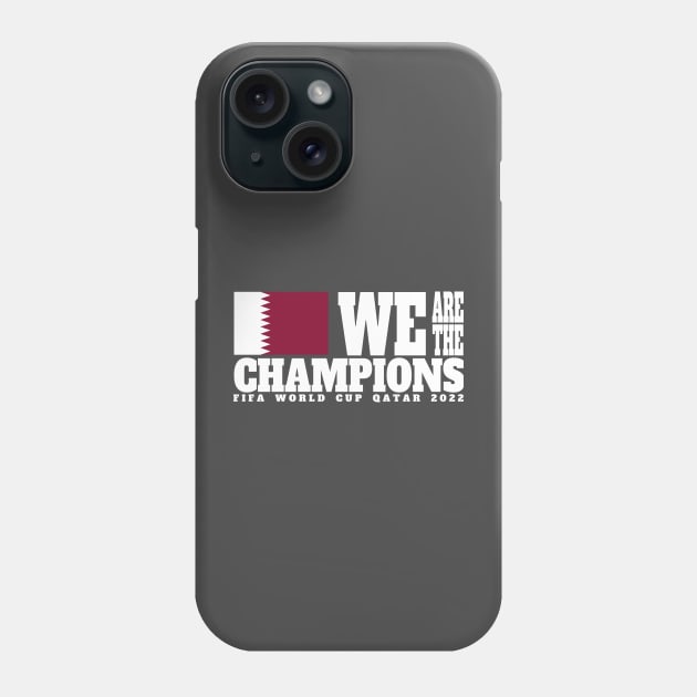 Fifa World Cup Qatar 2022 Champions - Qatar - Dark Color Edition Phone Case by felinfelix