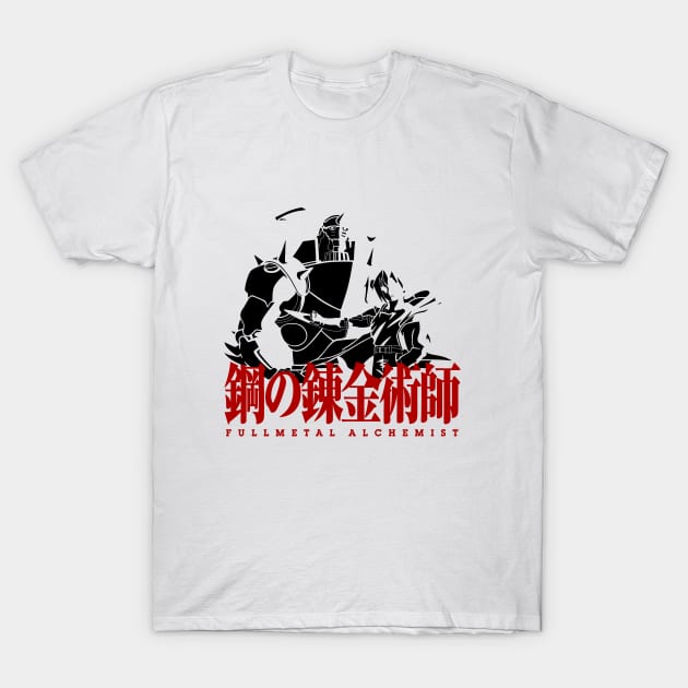 Fullmetal Alchemist Brotherhood Anime T Shirt 100% Cotton