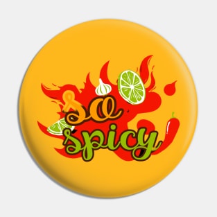 so spicy hot and red Pin