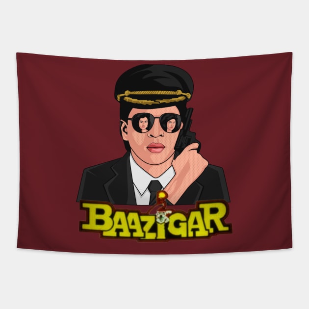 Baazigar - Shahrukh Khan movie Tapestry by Swag Like Desi