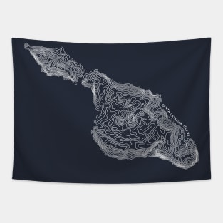 Santa Catalina Island (white) Tapestry