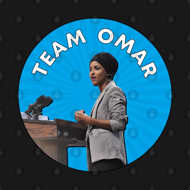 Ilhan Omar - Democrat Politician by Football from the Left
