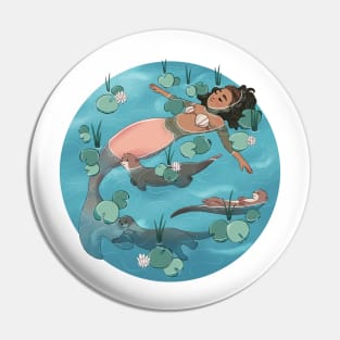 Otter Mermaid Pin