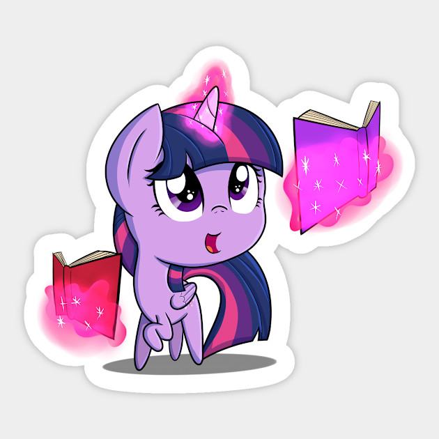 Chibi Twilight Sparkle My Little Pony Friendship Is Magic Char Sticker Teepublic