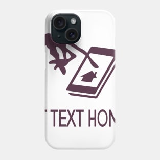 ET text home Phone Case